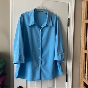 Liz Claiborne 3/4- sleeved blouse size 18W